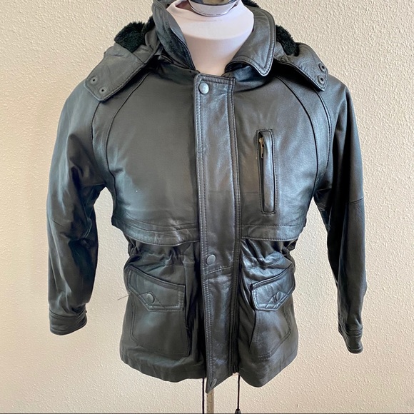 The Connection New York Genuine Leather Jacket - Picture 3 of 11